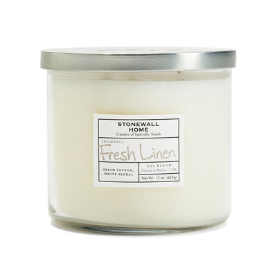 Stonewall Home Fresh Linen Candle