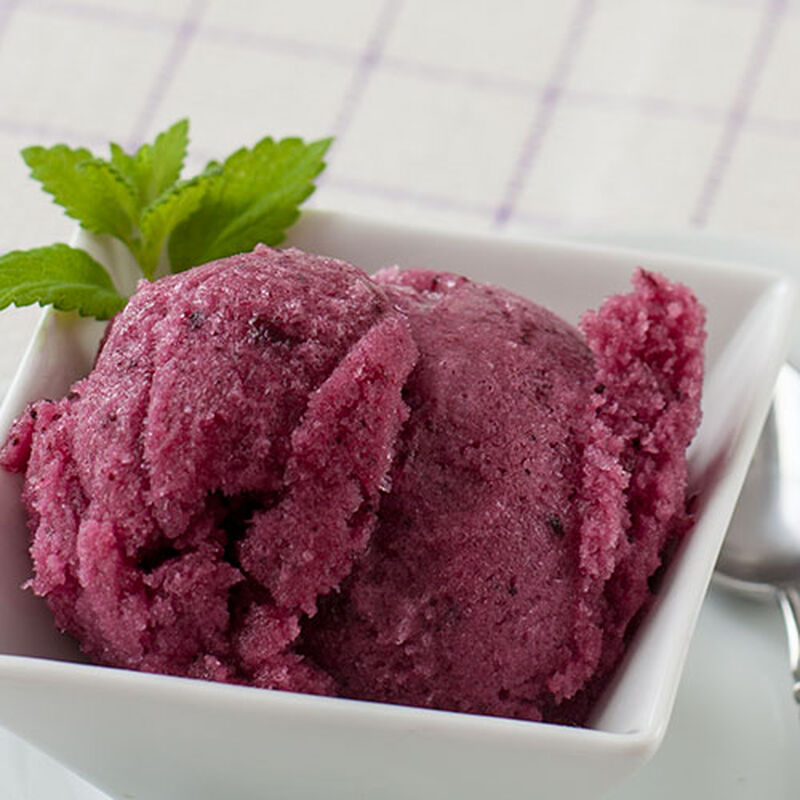 Blueberry Lemon Sorbet