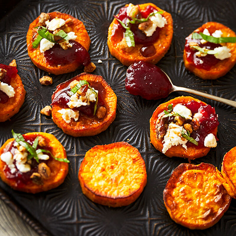 Cranberry Sweet Potato Rounds