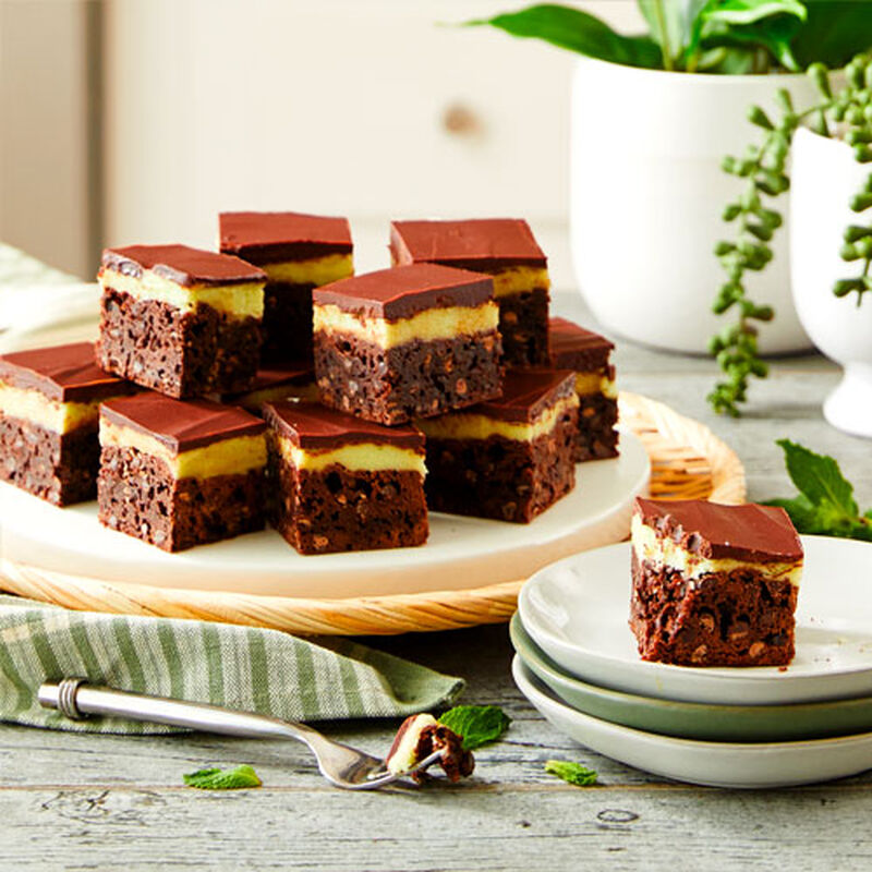 Minty Fudge Brownies